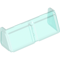 Lego sklo pro okno vlaku 2x6x2, průhledná světle modrá (6275046, 6051432)